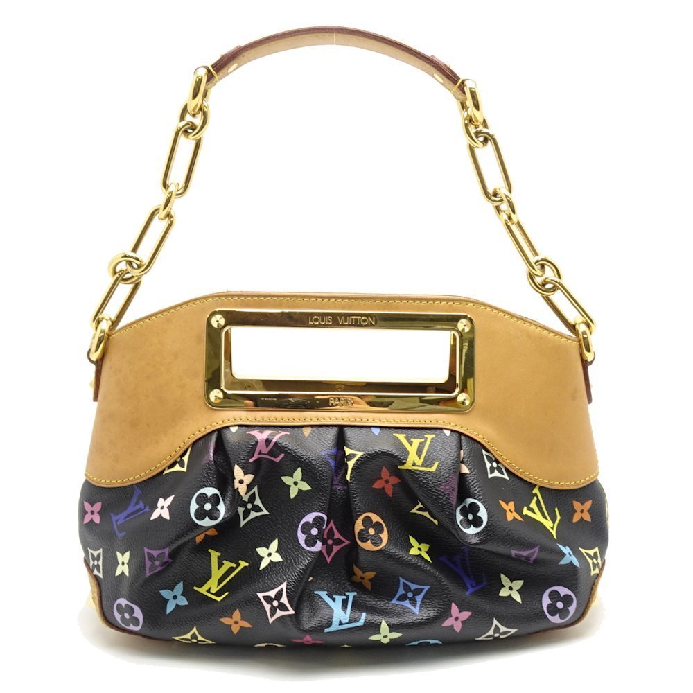 Louis Vuitton Multicolor Judy PM Noir Chain Bag Black